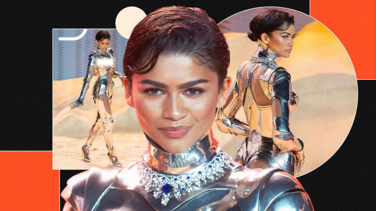 Sự thật đằng sau trang phục áo giáp robot của Zendaya